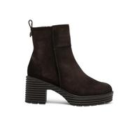 Porronet Botas De Serraje Con Cremallera Moka Michelle