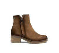 Porronet Botines De Piel Cuero Con Cremallera Diana