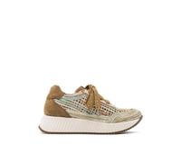 Porronet Deportiva Calada de Piel y Textil inés Cuero Mujer - (41)