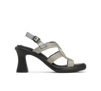 Porronet Sandalia Tacon Alto Plomo Lada