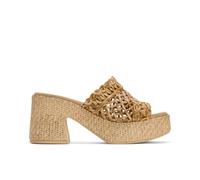 Porronet Sandalia Tacon Textil Cuero Judith