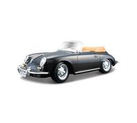 Porsche 356B Cabriolet negro 1:24 BBURAGO