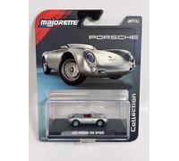 Porsche 550 Spyder 1955 Plata 1:64 Escala Majorette 8505001000