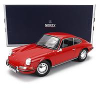 PORSCHE 901 911 L CUPÉ 1968 POLO ROJO a 1/18 de NOREV 187200