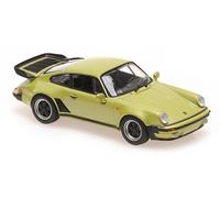 Porsche 911 930 Turbo 3.3 1977 verde mt modelo de coche 9004 Maxichamps 1:43