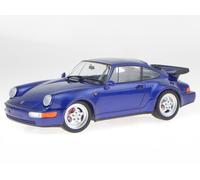 Porsche 911 964 Turbo 1990 azul coche en miniatura 155069101 Minichamps 1:18