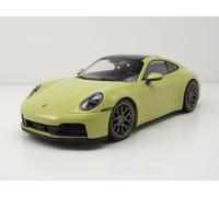 Porsche 911 (992.2) Carrera Coupé 2024 Amarillo Metálico Modelo 1:18 Minichamps