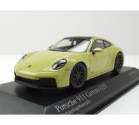 Porsche 911 (992.2) Carrera GTS 2024 Amarillo Metálico Modelito 1:43 Minichamps
