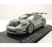 Porsche 911 (992) GT3 RS 2023 Plata Modelo de Coche 1:43 Minichamps