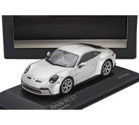Minichamps 410063022 - Porsch. 911 (992) S/T Silver 2023 - Escala 1/43 - Coche en Miniatura