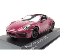Porsche 911 992 Targa 4 GTS 2022 Rubystar Minichamps Modelo 1:43 Die-Cast