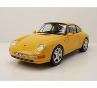 Norev NV187596 1:18 911 Carrera 1994 - Modelo Coleccionable Porsche Amarillo, Multicolor