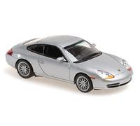 Porsche 911 996 1998 plata met. modelo de coche 940061181 Maxichamps 1:43