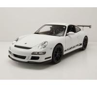 Porsche 911 (997) GT3 Rs 2007 Coche a Escala Blanco 1:18 Welly