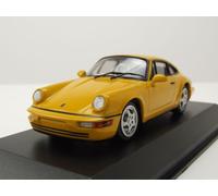 Porsche 911 Carrera 1989 Amarillo Coche De Modelo 1:43 Maxichamps