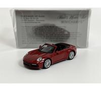 Porsche 911 Carrera 4S Cabriolet 2019 Rojo 1:87 Escala Minichamps 870068332