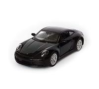 Porsche 911 Carrera 4S - Coche deportivo de metal (4 colores, regalo para niños), color negro