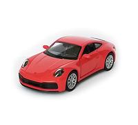 Porsche 911 Carrera 4S Coche Deportivo Metal Modelo Coche 4 Colores Niños Regalo 85 (Rojo)