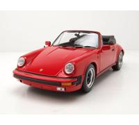 Porsche 911 Carrera Cabrio 1983 Coche a Escala Rojo 1:18 Minichamps