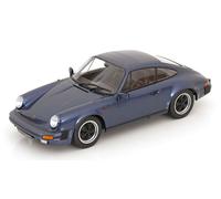 Porsche 911 Carrera Coupé 1983 Azul Oscuro Metálico Modelo 1:18 KK Scale
