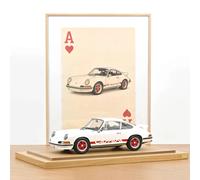 PORSCHE 911 CARRERA RS 2.7 - 1973 ESCALA 1:12 BASE DE MADERA NO INCLUIDA