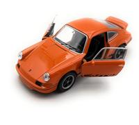 Porsche 911 Carrera RS 2.7 a Escala 1:38 - Modelo de coleccionista con Gran Nivel de Detalle | GT Marketing | Colección de Museo | Naranja | IL: 11,5 cm