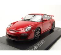 Porsche 911 GT3 2009 Rojo Coche De Modelo 1:43 Minichamps