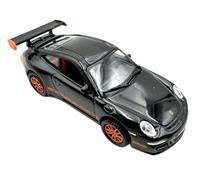 Porsche 911 GT3 RS (997) a Escala 1:87 - Modelo de coleccionista con Gran Nivel de Detalle | GT Marketing | Colección de Museo | Negro