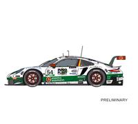 Porsche 911 Rsr Cartech Motorsport Bonk, No.54 Modelo De Coche Slot CARRERA
