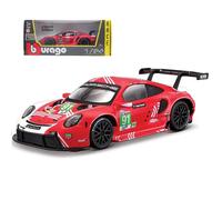Porsche 911 Rsr Lm 2020 Racing Escala 1:24 Modelo Metal Bburago Colección