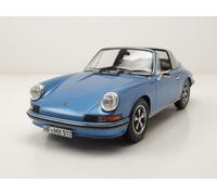 Porsche 911 Targa S 2.4 1973 Azul Metalizado Norev 1:18 Modelo Die-Cast