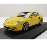 Porsche 911 Turbo 2009 Amarillo Coche De Modelo 1:43 Maxichamps