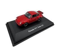 Porsche 911 Turbo 3.0 (930) Modelo a Escala 1:87 - Modelo detallado para coleccionistas | GT Marketing | Colección del Museo | Rojo
