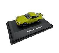 Porsche 911 Turbo 3.0 (930) Modelo clásico a Escala 1:87 - Modelo detallado para coleccionistas | GT Marketing | Colección del Museo | Verde Claro