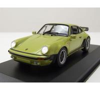 Minichamps 940069004 - Porsch. 911 Turbo 3.3 (930) Green Metallic 1977 - Escala 1/43 - Coche en Miniatura