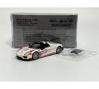 Porsche 918 Spyder Salzburg Carreras Diseño 2013 Blanco 1:87 Minichamps