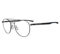 Porsche Carbon Fiber Gafas, Dark Grey, Blue, 54/17/145 Unisex Adultos