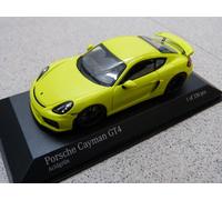 Porsche Cayman GT4 981 2016 Acidgrün Verde MINICHAMPS Coche a Escala 1:43