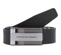 Porsche Design Cinturón de gancho de cuero 105 cm negro