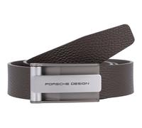 Porsche Design Cinturón de gancho de cuero 85 cm marrón