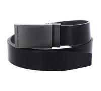 Porsche Design Cuero cinturón Business Belt Plate Buckle 35 W105 Black negro recortable
