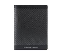 Porsche Design Funda de carbono para pasaporte de cuero RFID 10 cm negro