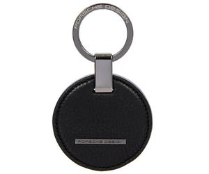 Porsche Design Llavero cuero 9 cm negro