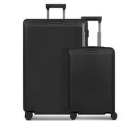Porsche Design Voyager 4 ruedas Juego de maletas 2 piezas con pliegue de expansión negro