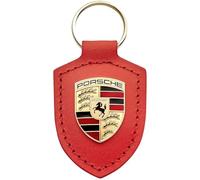 Porsche Llavero con escudo de color naranja lava "Driven by Dreams", Naranja