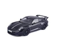 Porsche 911 GT3 2023 Negro Con Rayas Coche a Escala 1:18 Maisto
