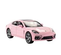 Porsche Panamera 1:32, Coche de Juguete de aleación de Zinc Fundido a presión con Efectos de luz y Sonido, Adorno for computadora de Escritorio.(Pink)