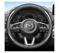 Porsche para Mazda 6 para Mazda6 para CX-30 CX30 para Mazda 2 para Mazda2 2021 2022 2023 2024 Protector Cuero Volante Funda Volante Coche(F)