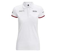 Porsche Polo para mujer, Blanco, S