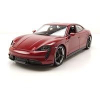 2021 Porsche Taycan Turbo S Blanco 1:24 Welly 24107